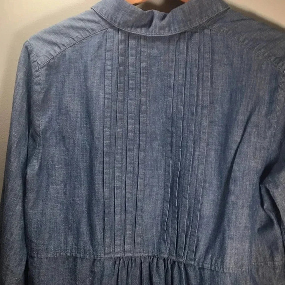 Free People Chambray oversized fit size s/p EUC - Picture 7 of 8